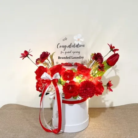 Bloom Box Akrilik Ucapan Grand Opening Solok